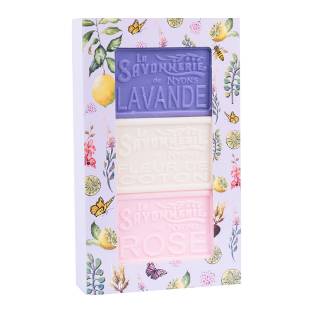 Fourreau 3 Savons – Mauve