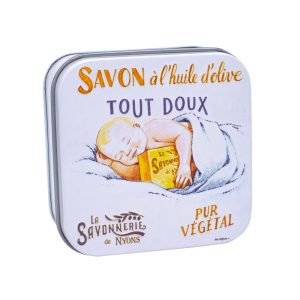 Boite Métal Bébé Douceur & Savon 100g