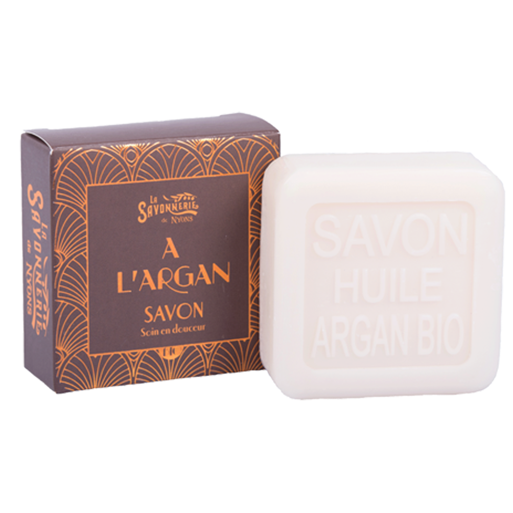 Etui Carton & Savon Huile d’Argan 100g
