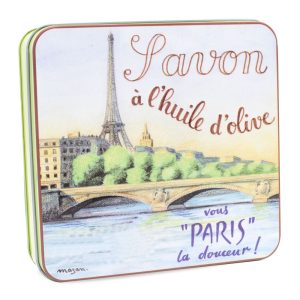 Boite Métal La Seine & Savons 4x100g
