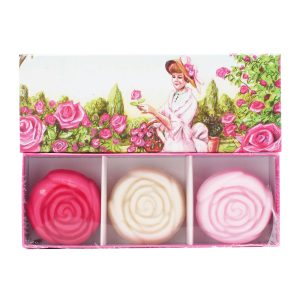 Lot de 3 Savons Roses 50g