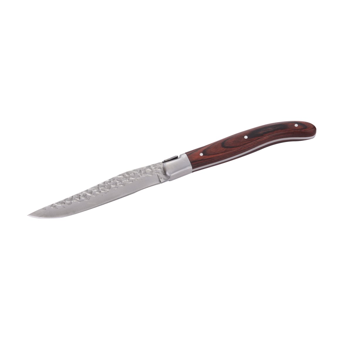 Coffret Couteaux à steak 6 pièces martelés en bois de Pakka – Image 3