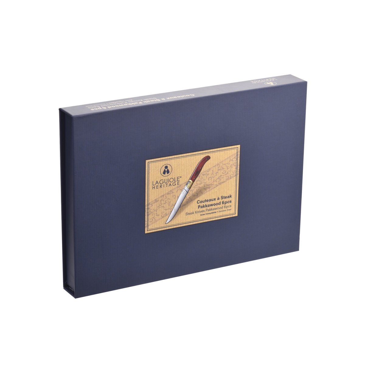 Coffret Couteaux à steak 6 pièces Bois de Pakka – Image 6