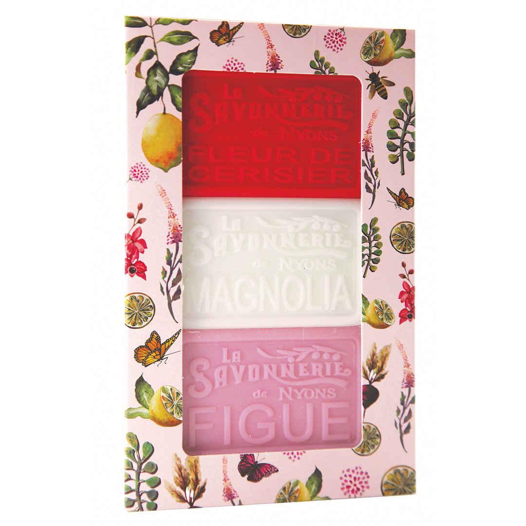Fourreau 3 Savons – Rose
