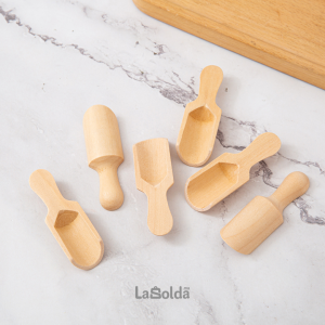 Cuillère Bois – Set 6 Cuillères Multifonction Cuisine