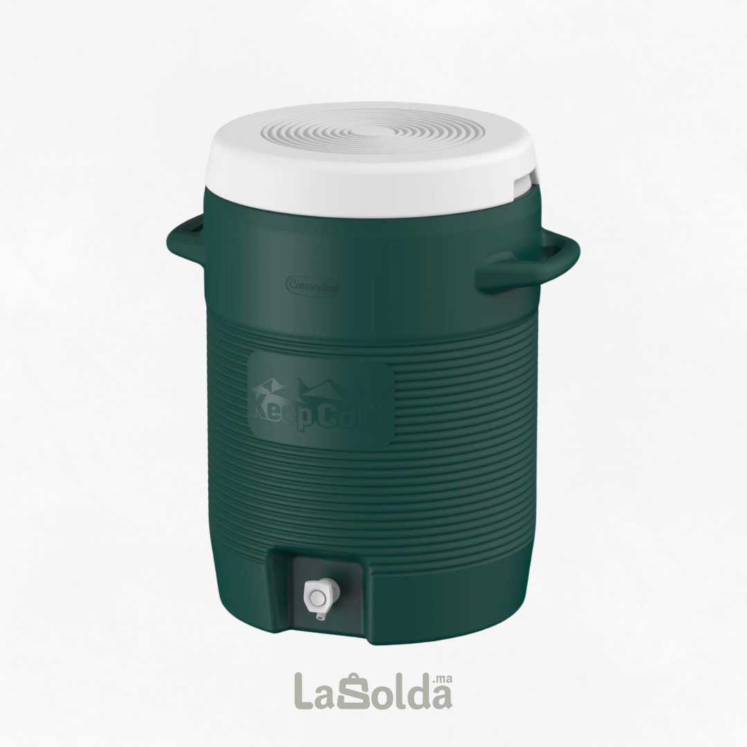 Glacier 59L Keepcold – Glacière Fontaine avec Robinet Vert