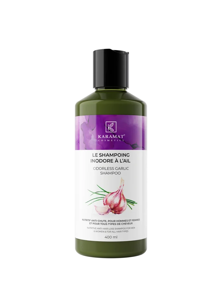 Shampooing à l’ail inodore 400 ml