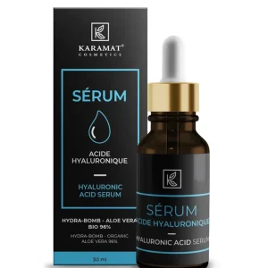 💧 Sérum Hydra-Bomb à l’Acide Hyaluronique et Aloe Vera Bio 96% – 30 ml 🌟