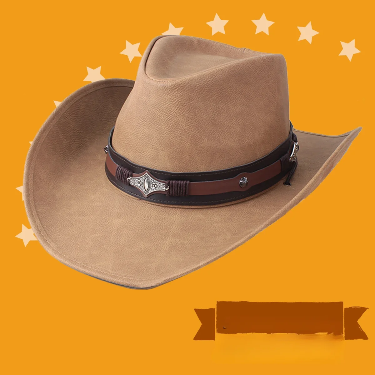 Chapeau Cowboy Véritable Cuir - FrontierFlair – Image 7