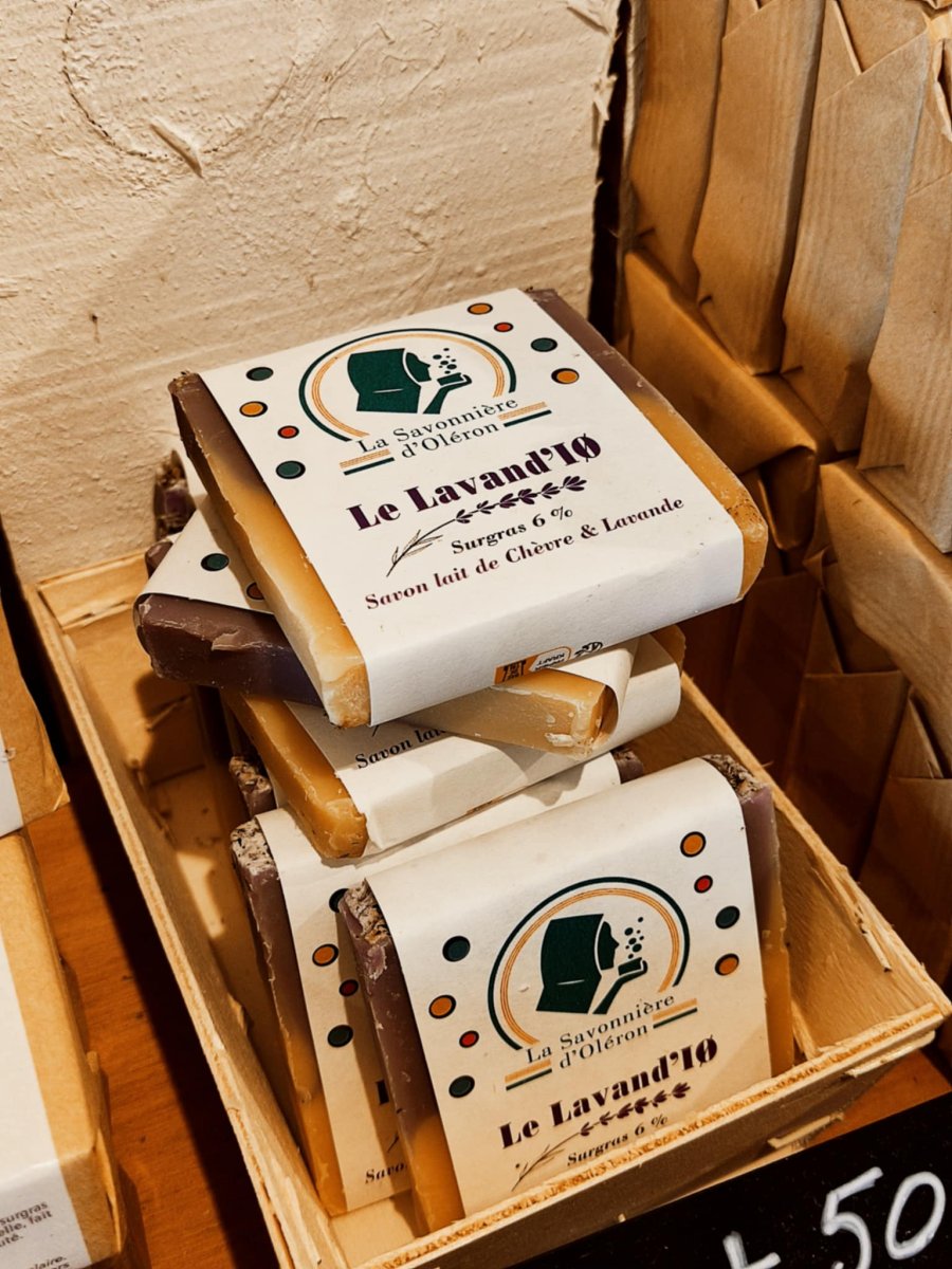 Savon Surgras au Lait de Chèvre et Lavande "Le Lavand'IØ " (à partir de 3,50€) – Image 6