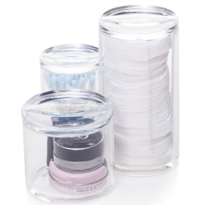 Boîte maquillage 3 compartiments avec couvercle