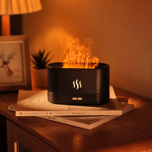 Diffuseur Huiles Essentielles Flamme – LED & Aromathérapie
