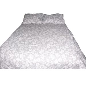 Housse De Couette Réversible + 2 Taies Blanc