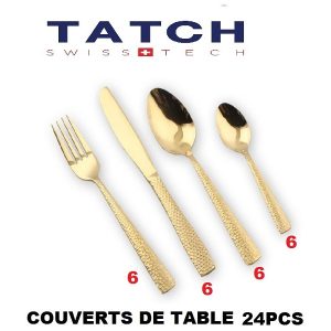 Ensemble Ménagère Couverts de Table 24 Pièces