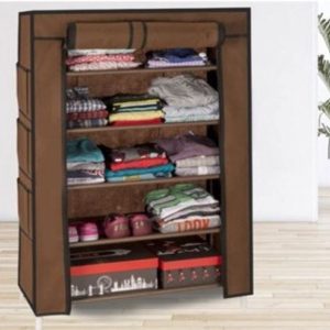 Armoire De Rangement Marron 5 étages