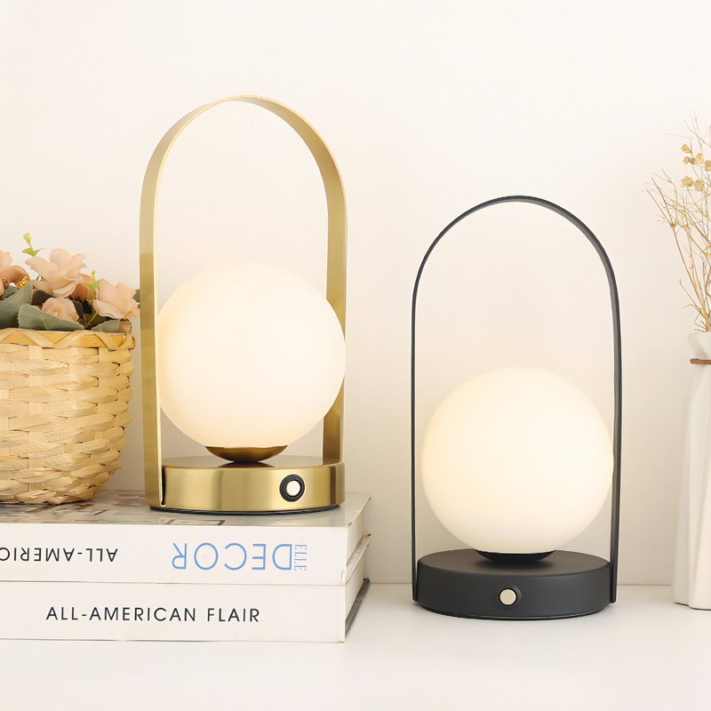 Lampe de bureau en métal sans fil portable – Image 5