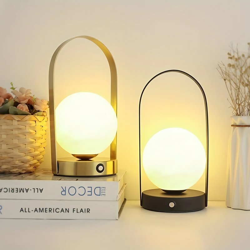Lampe de bureau en métal sans fil portable – Image 6