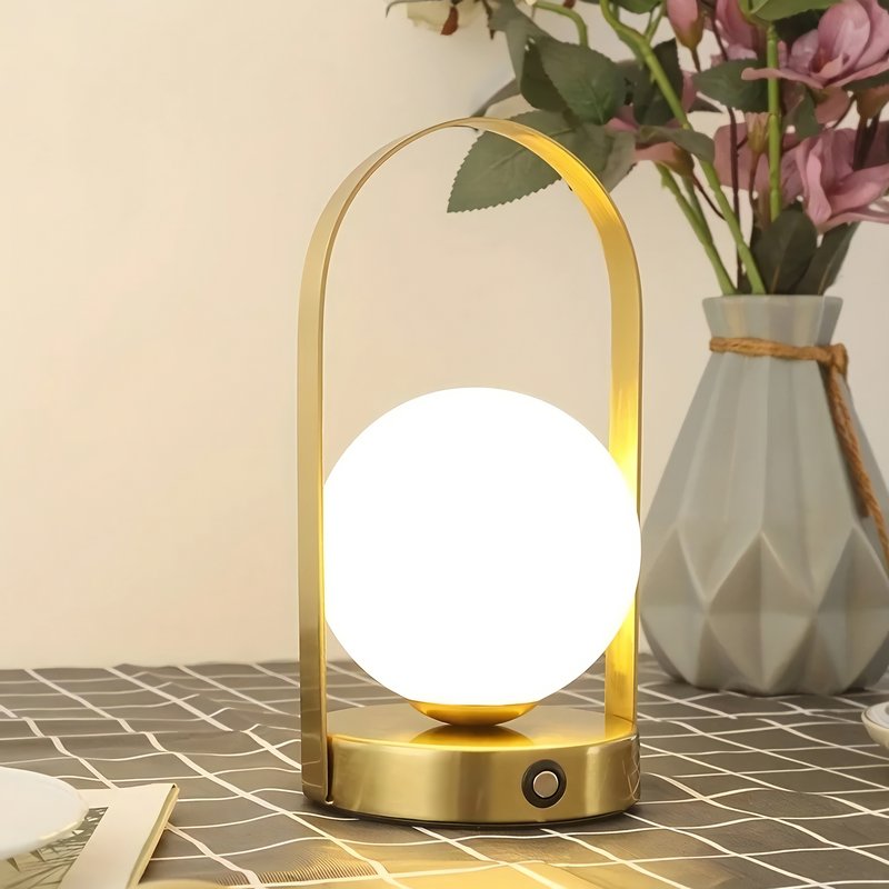 Lampe de bureau en métal sans fil portable – Image 8