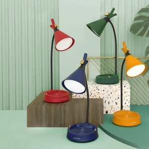 Lampe de bureau flexible colorée originale