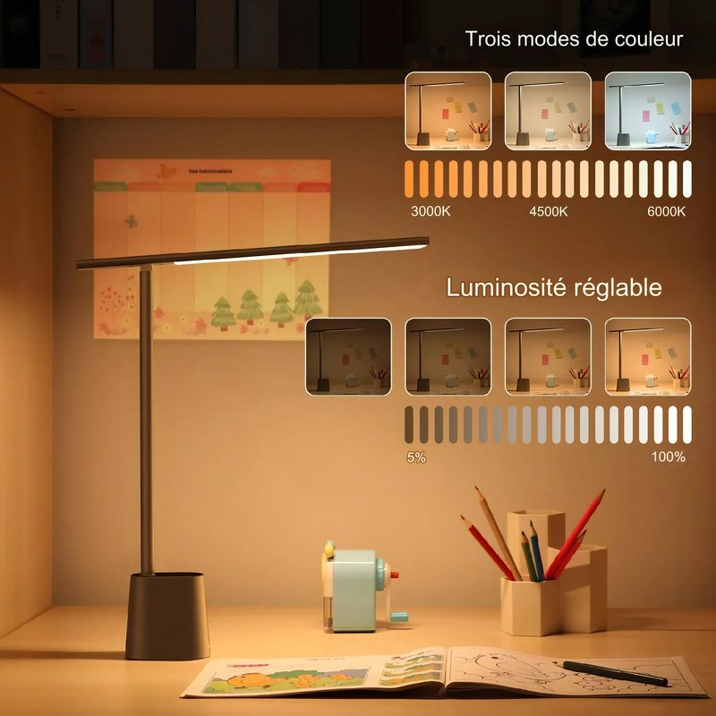 Lampe de bureau rechargeable de style nordique – Image 3