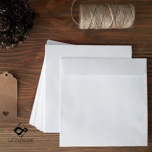 LOT 5 ENVELOPPES BLANCHES 165×165