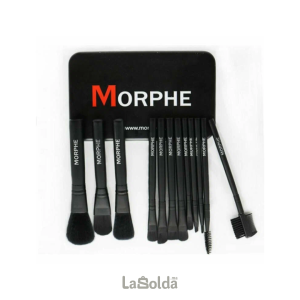 Set de 12 Pinceaux Maquillage-pour Teint, Yeux, Lèvres