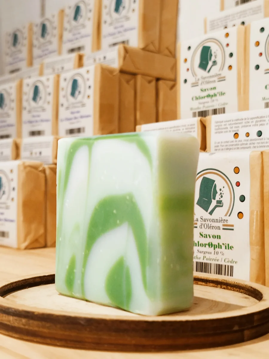 Savon Surgras Bio Menthe Poivrée et Cèdre