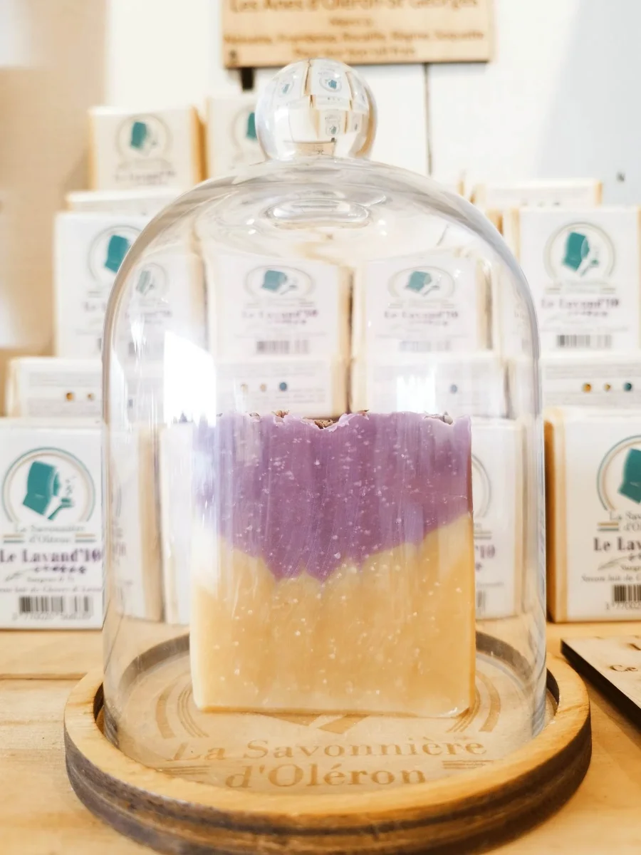 Savon Surgras au Lait de Chèvre et Lavande "Le Lavand'IØ " (à partir de 3,50€) – Image 3