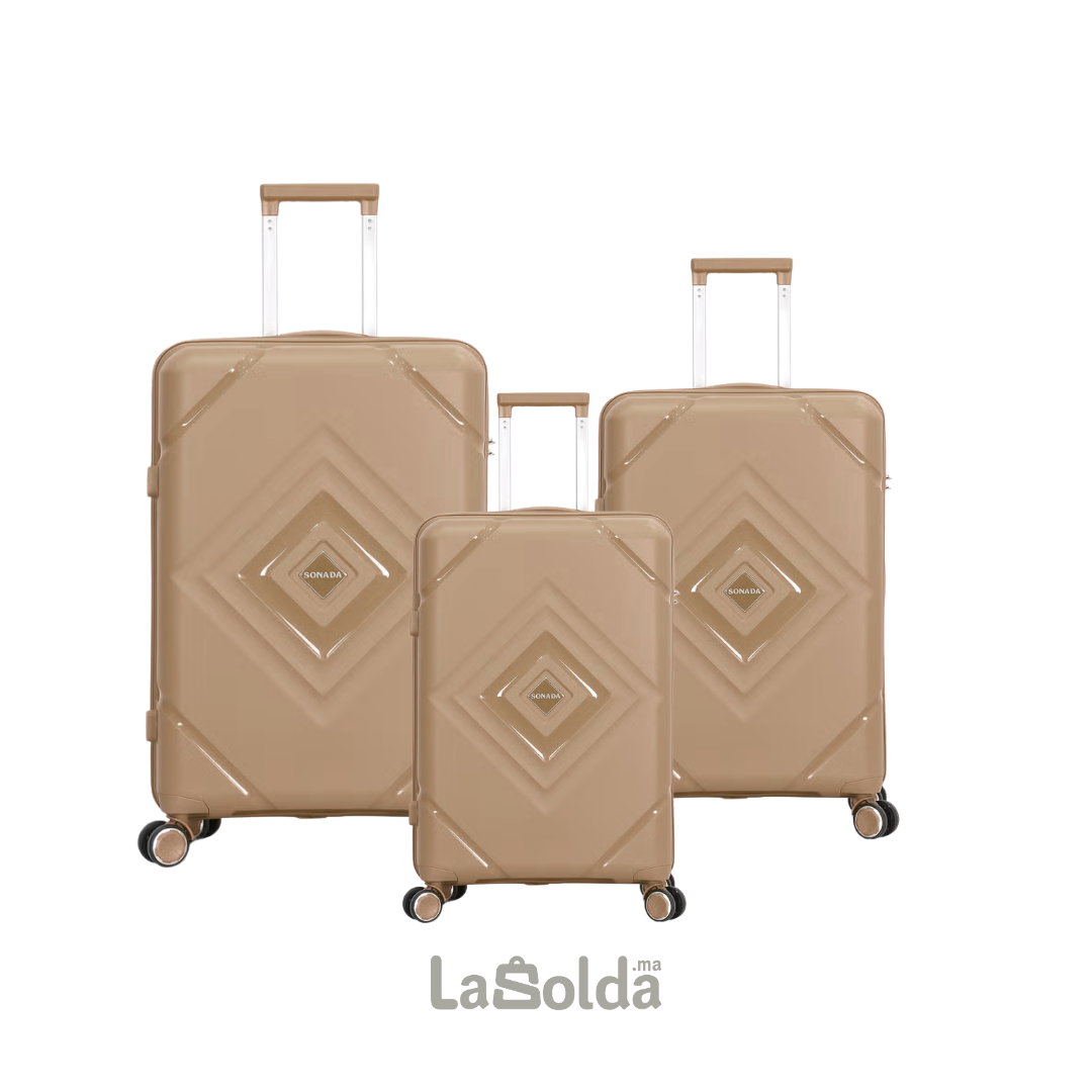 Set de 3 Valises Tropicase – Cabine, Moyenne et Grande – Image 3