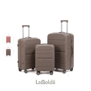 Set 3 valise pas cher “Travia” – Cabine, Moyenne et Grande