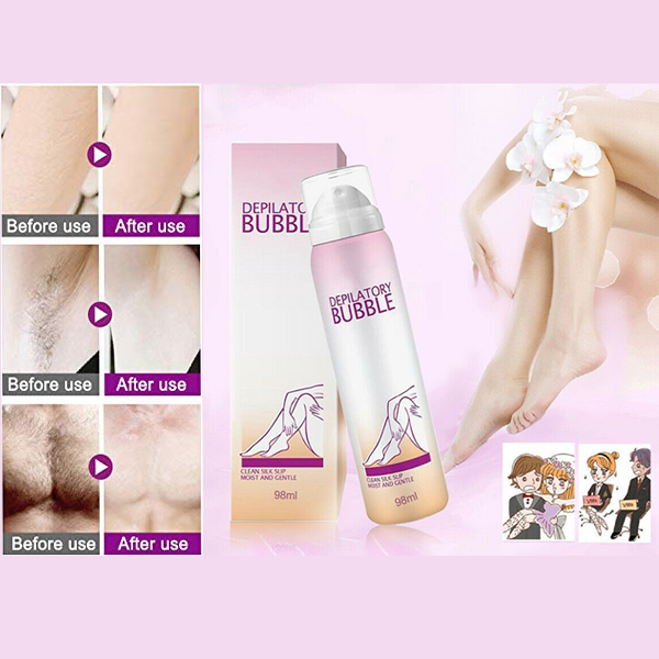 Spray épilatoire sans douleur unisexe – 100% efficace