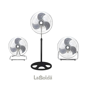 Ventilateur 3 en 1 – Sur Pied, Mural ou au Sol