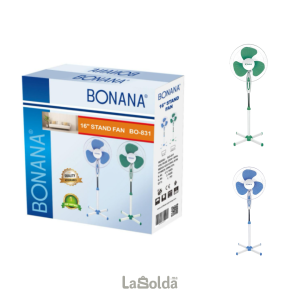 Ventilateur Bonana 35W – 3 vitesses, 40 cm, sur pied