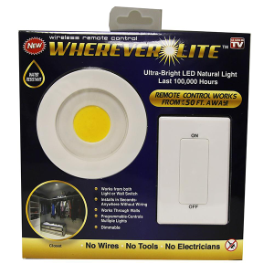 Lampe à Interrupteur Sans Fil – Fonctionne à Piles
